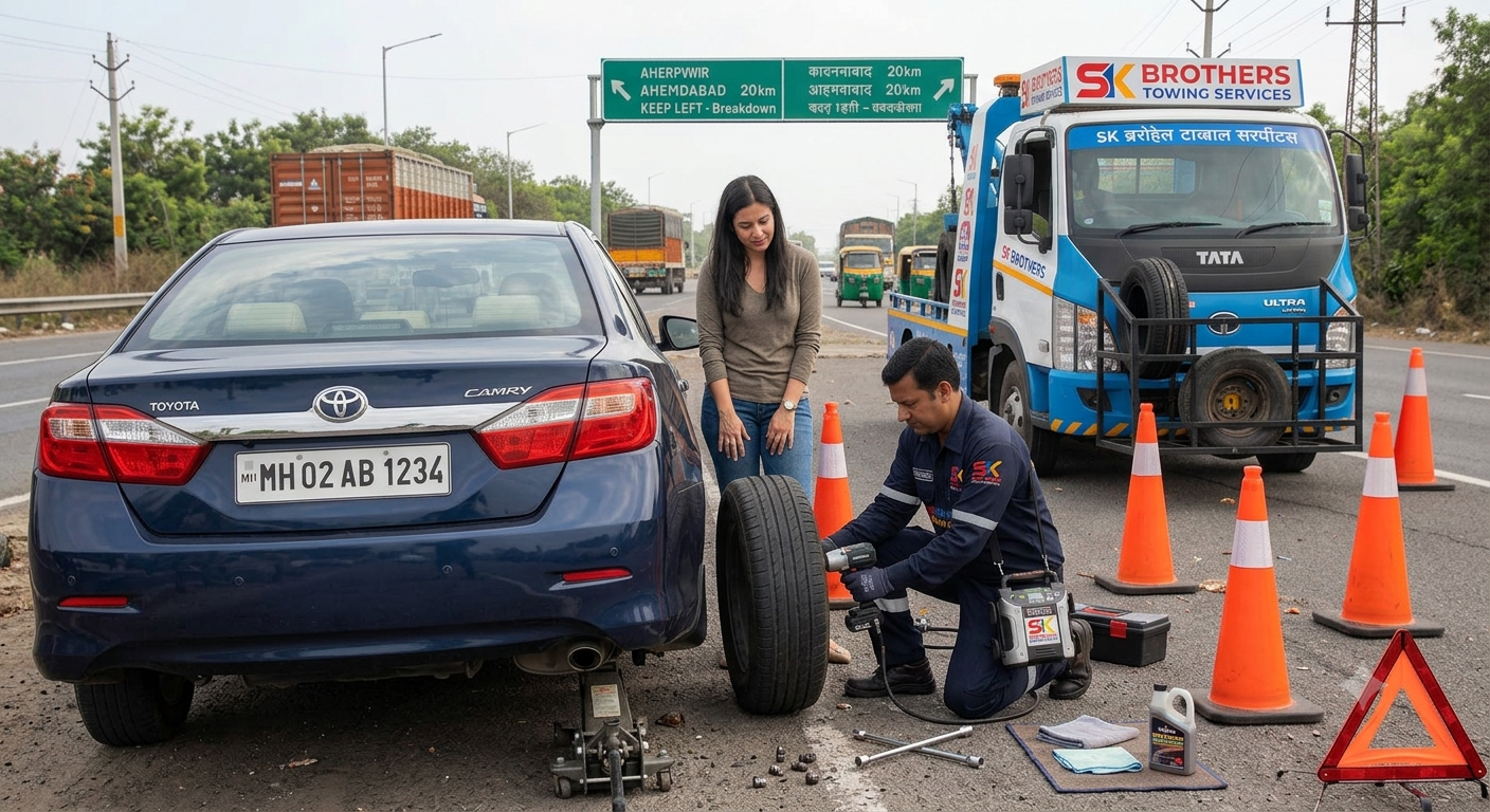 Flat Tyre Service